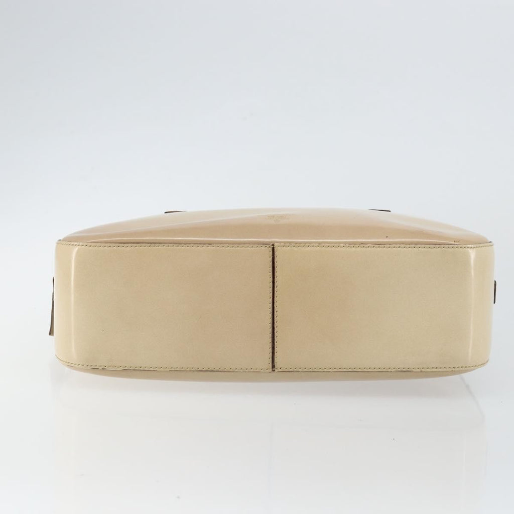 Prada Re-Edition 1995 Handbag Patent Leather Beige Patent_Leather Handbag
