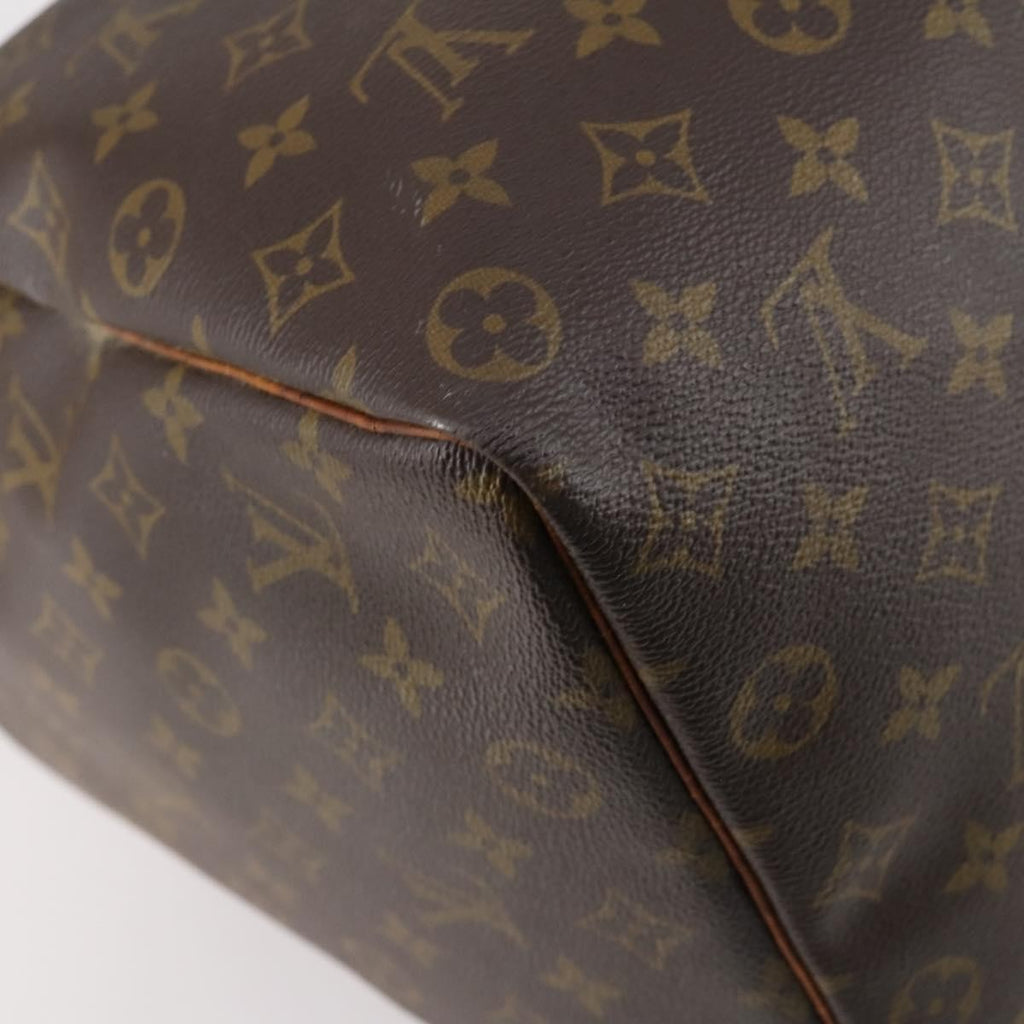 Louis Vuitton Keepall Bag Monogram Canvas Brown Canvas Travel Bag