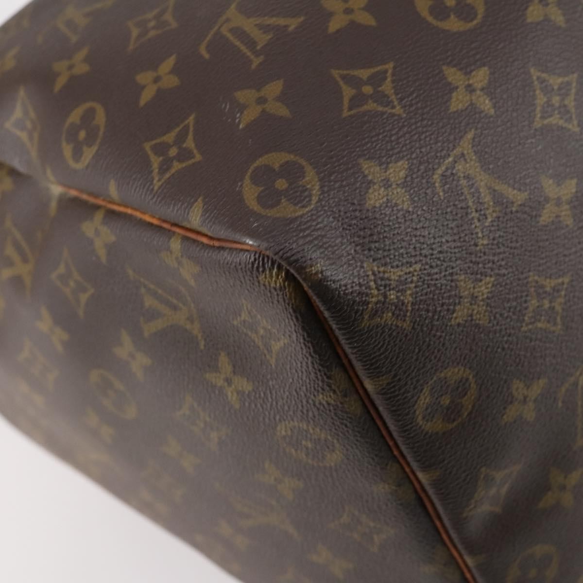 Louis Vuitton Keepall Bag Monogram Canvas Brown Canvas Travel Bag