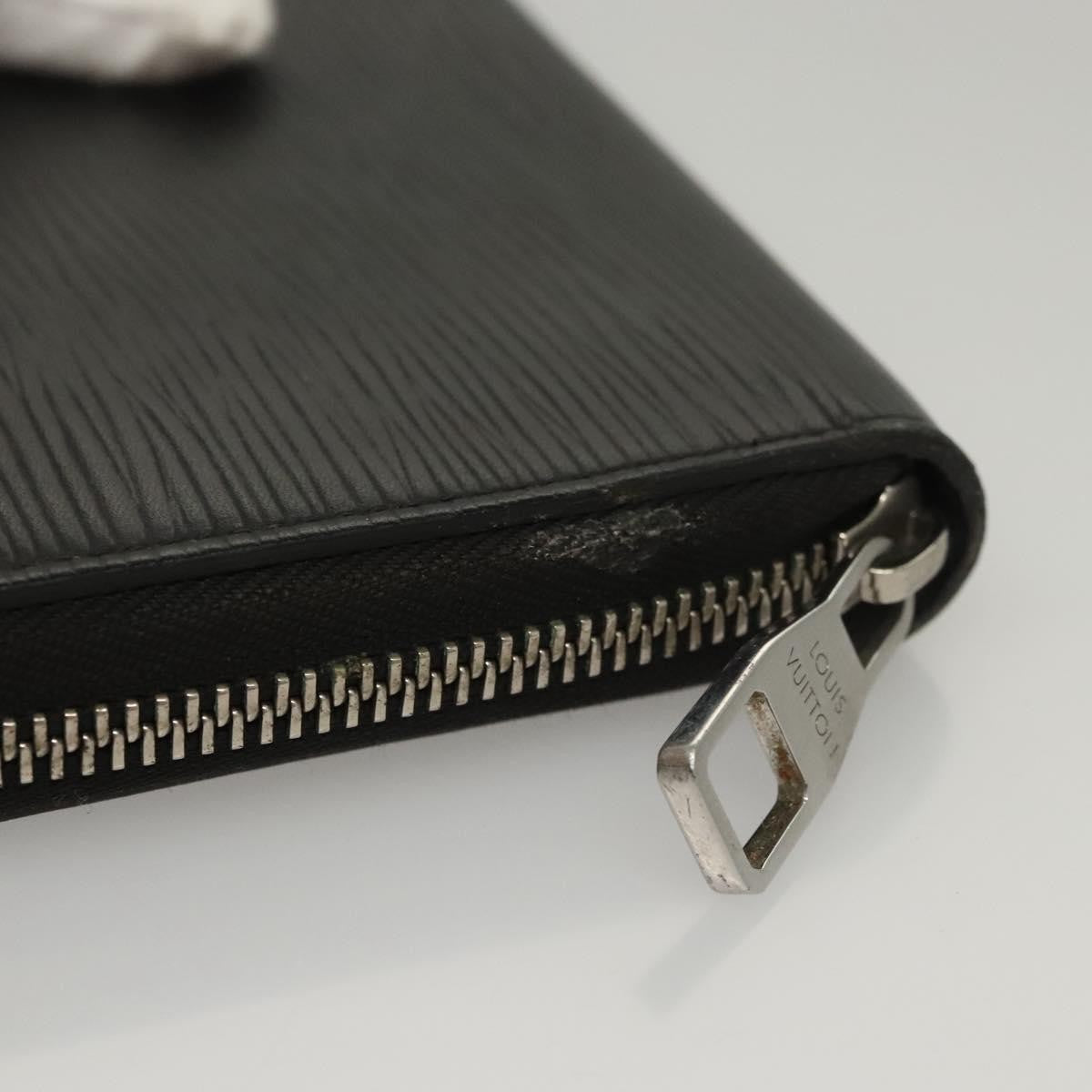 Louis Vuitton Zippy Organizer Epi Leather Black Leather Wallets Accessory