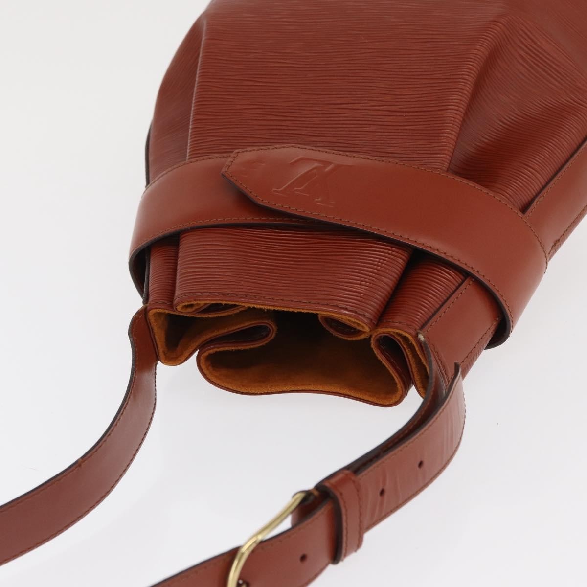 Louis Vuitton Vintage Sac D'epaule Handbag Epi Leather Brown Leather Shoulder Bag