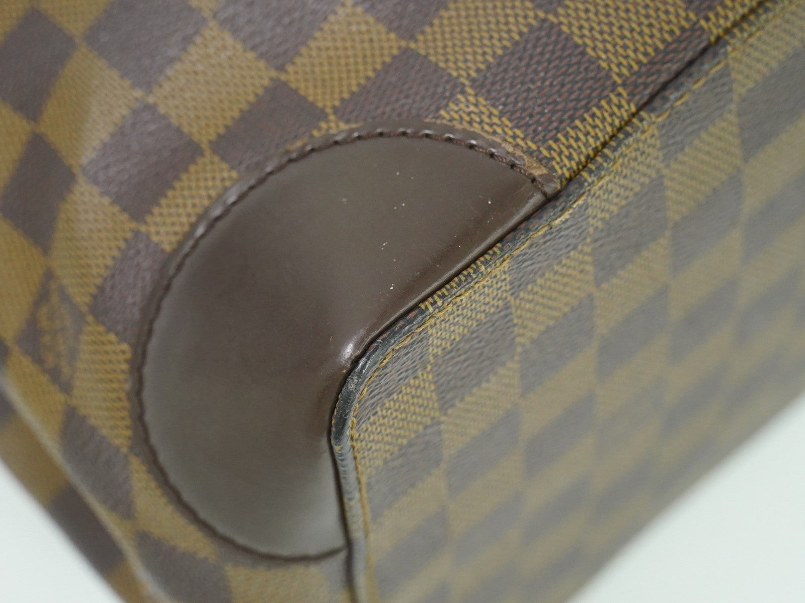 Louis Vuitton Hampstead Handbag Damier Brown Canvas Handbag
