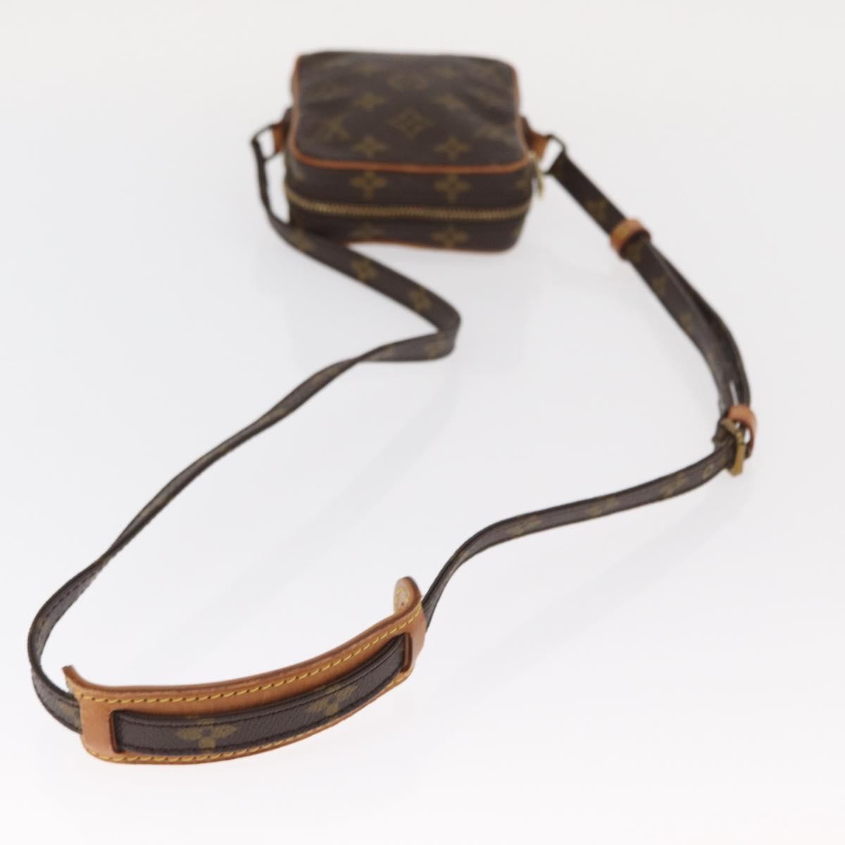 Louis Vuitton Danube Handbag Monogram Canvas Brown Canvas Shoulder Bag