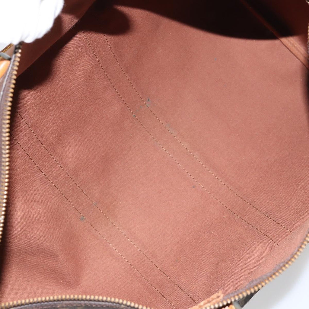 Louis Vuitton Keepall Bag Monogram Canvas Brown Canvas Travel Bag