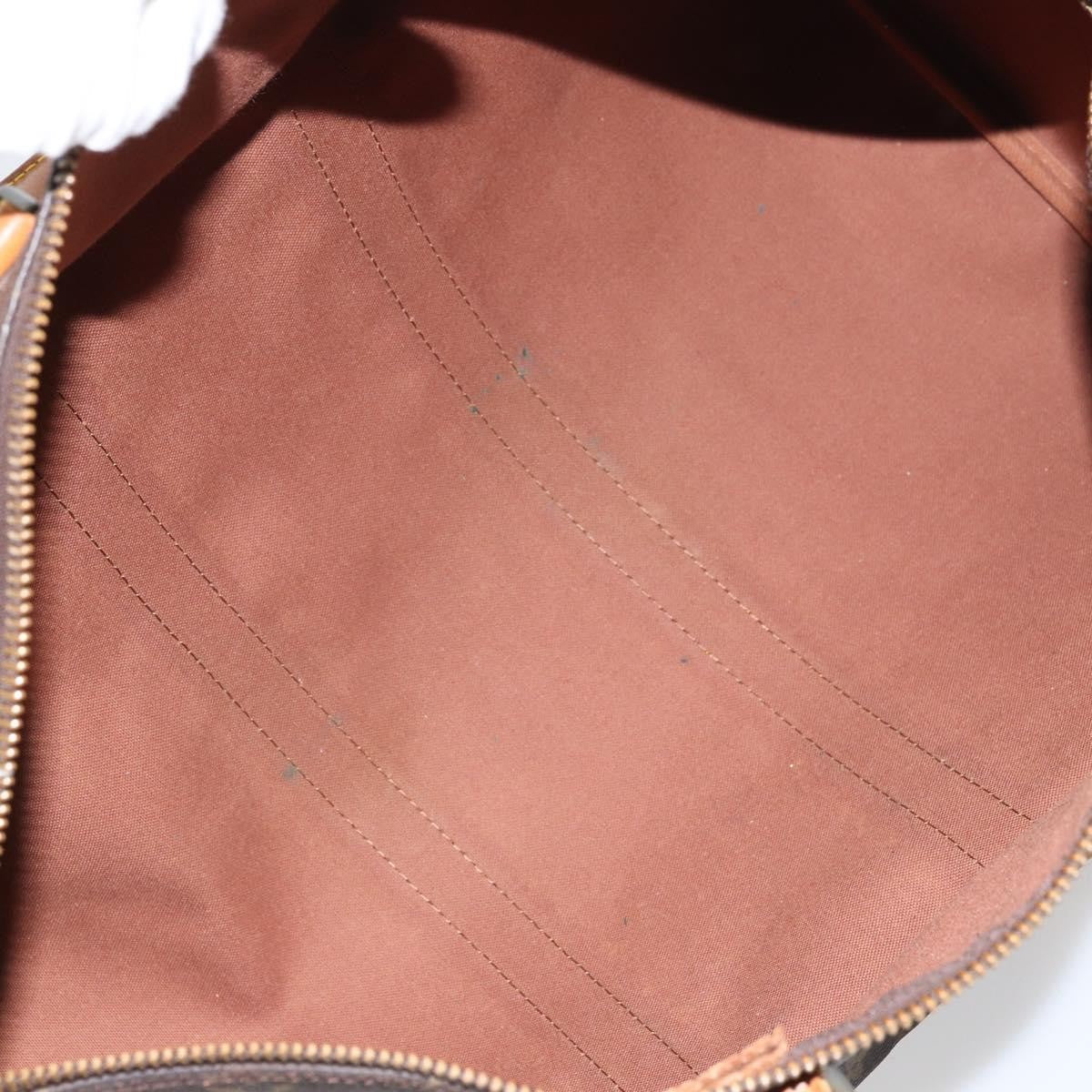 Louis Vuitton Keepall Bag Monogram Canvas Brown Canvas Travel Bag