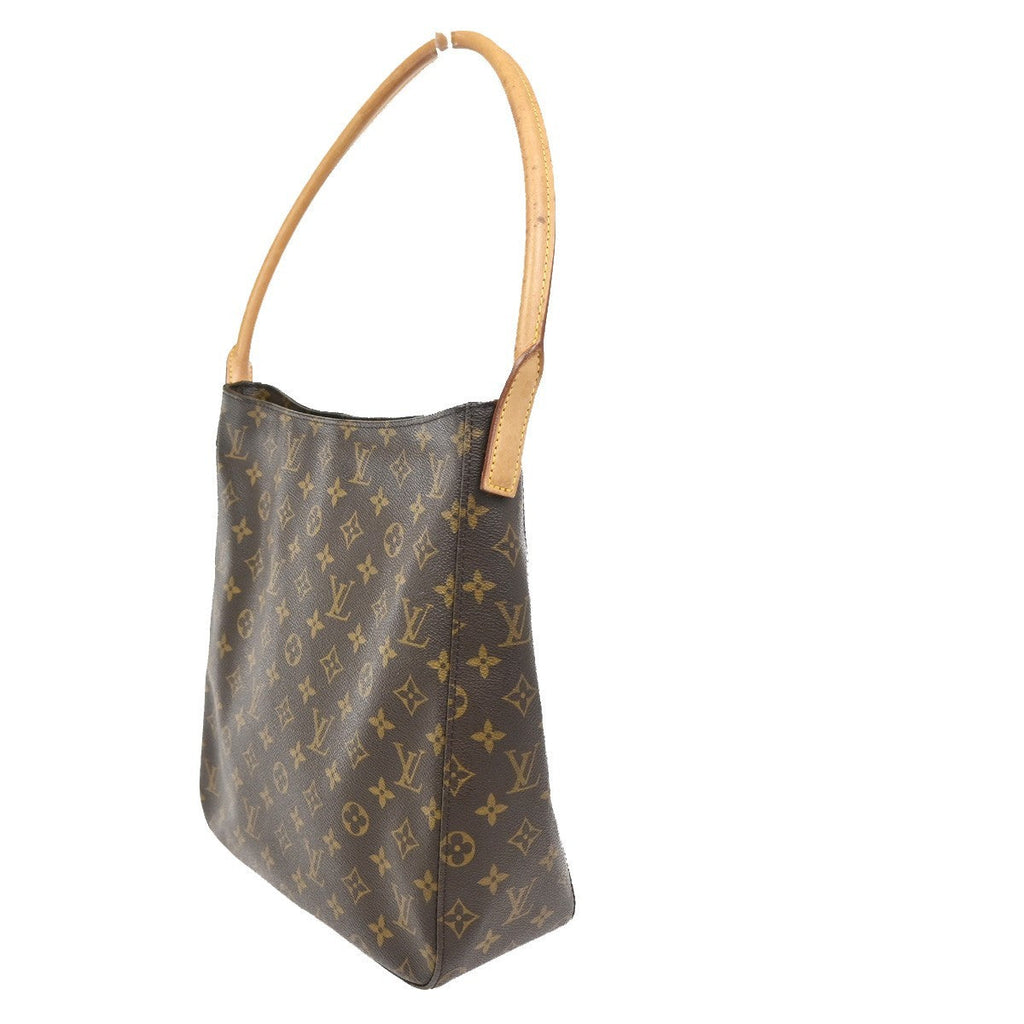 Louis Vuitton Monogram Looping Handbag Monogram Canvas Brown Canvas Shoulder Bag