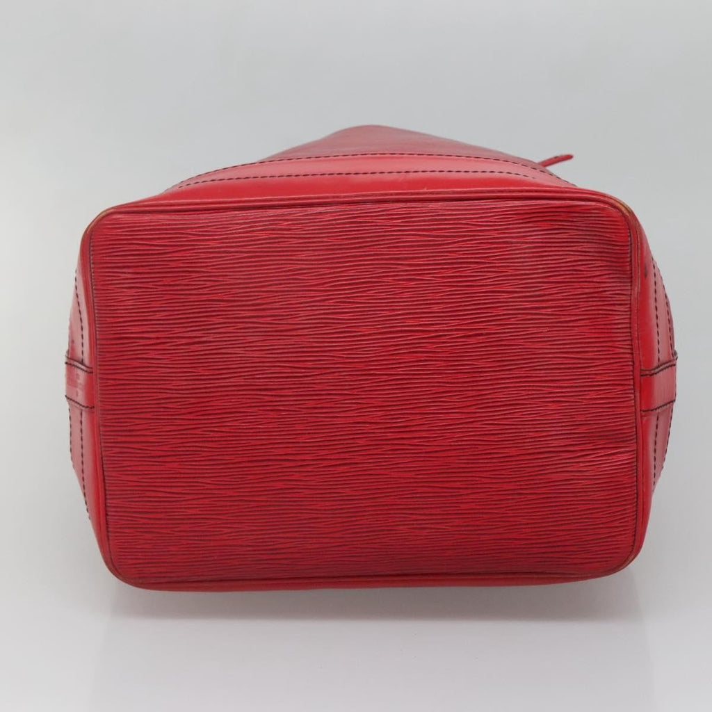 Louis Vuitton Noe Handbag Epi Leather Red Leather Bag