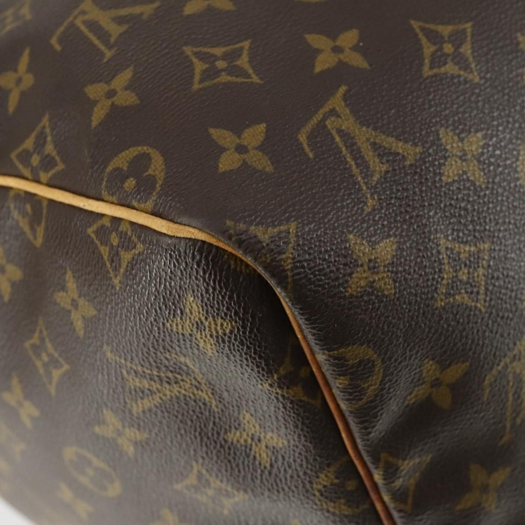 Louis Vuitton Keepall Bag Monogram Canvas Brown Canvas Travel Bag