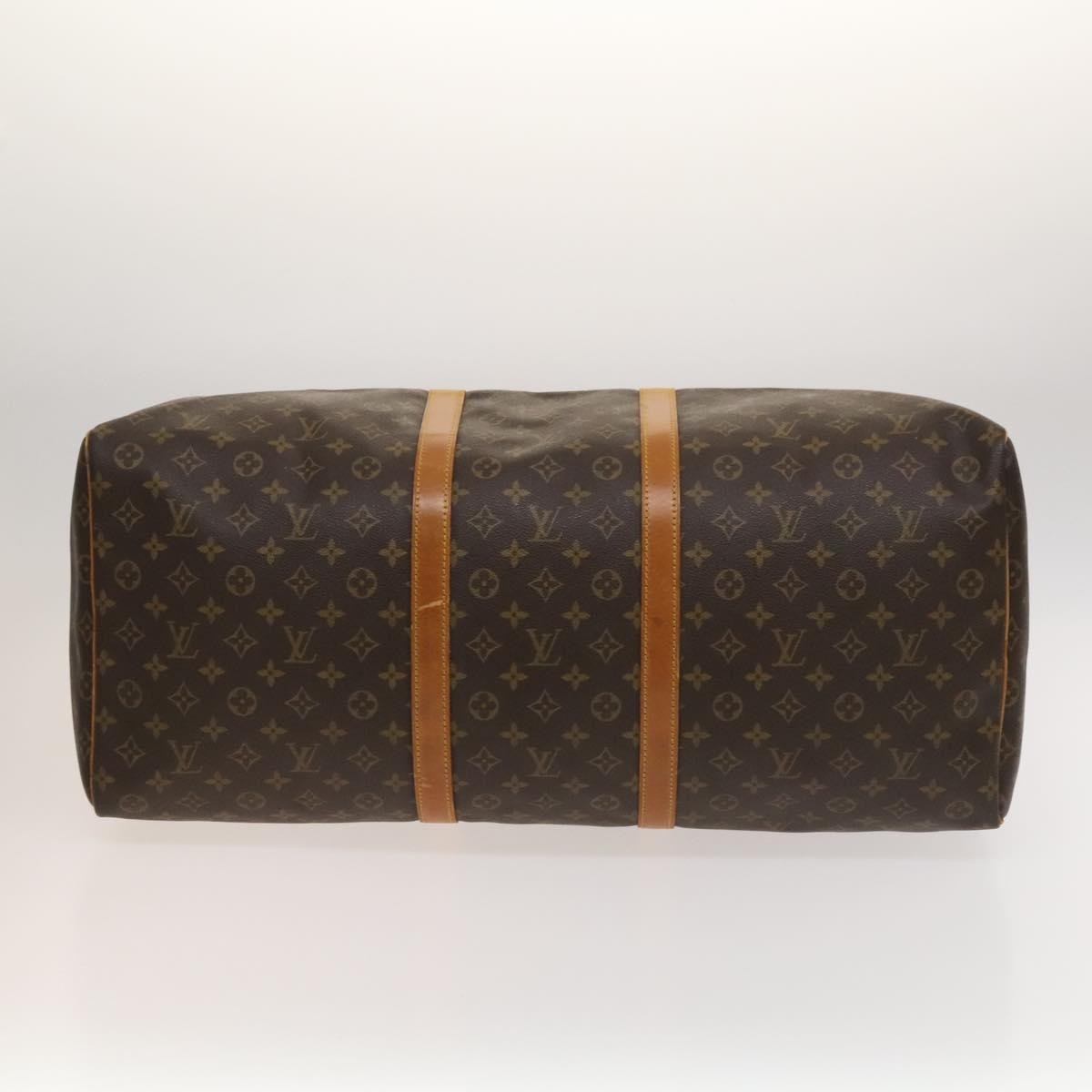 Louis Vuitton Keepall Bag Monogram Canvas Brown Canvas Travel Bag