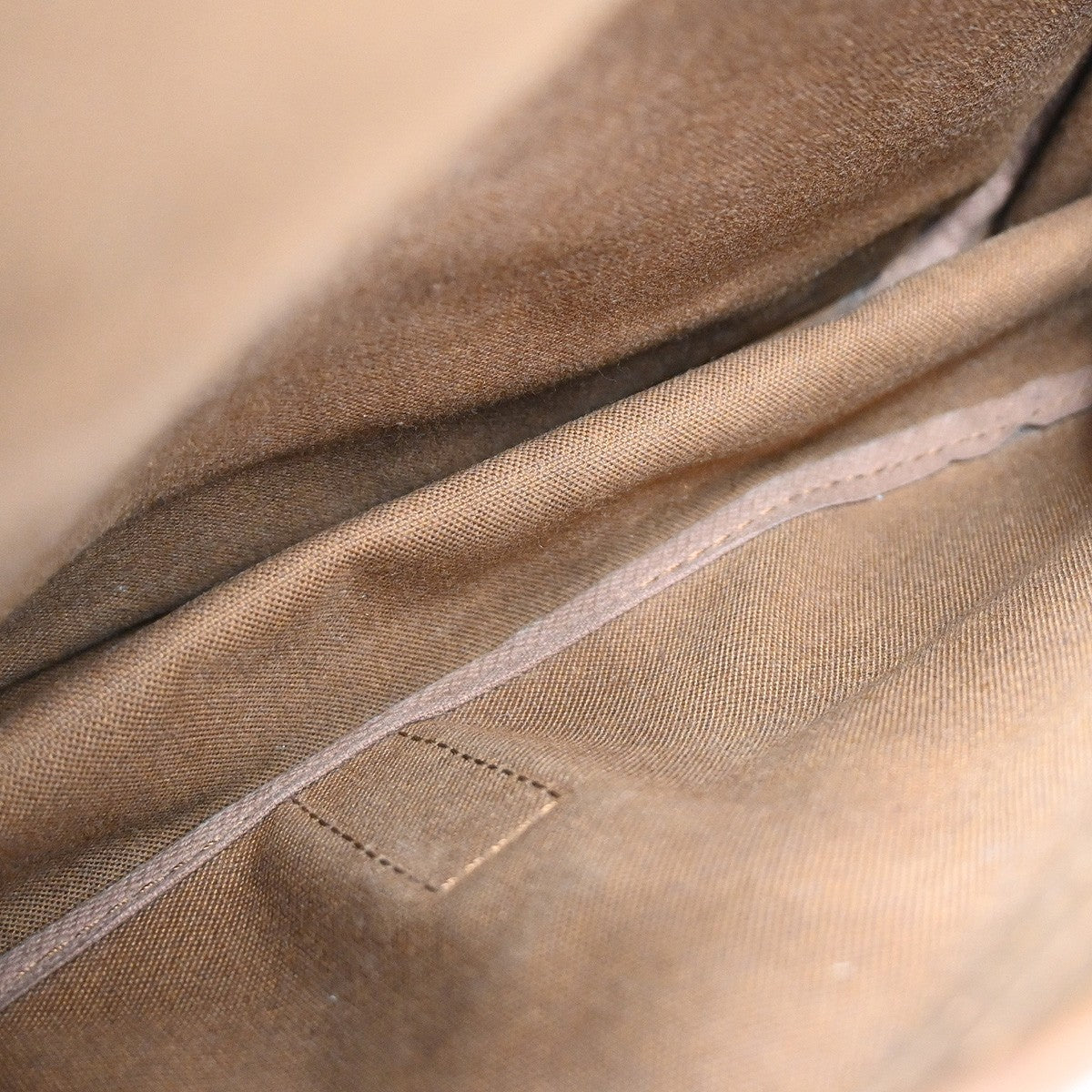 Louis Vuitton Saumur Handbag Monogram Canvas Brown Canvas Shoulder Bag