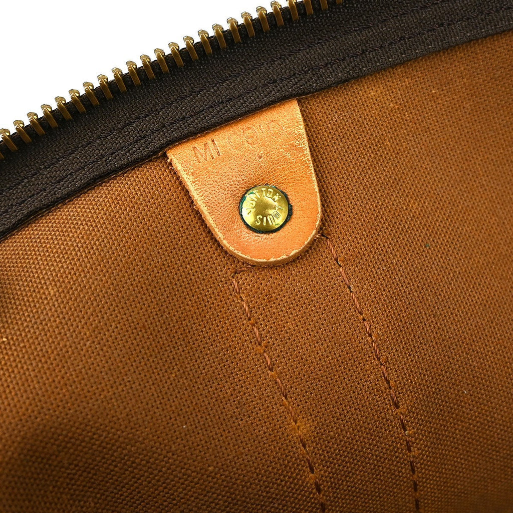 Louis Vuitton Keepall Bag Monogram Canvas Brown Canvas Travel Bag