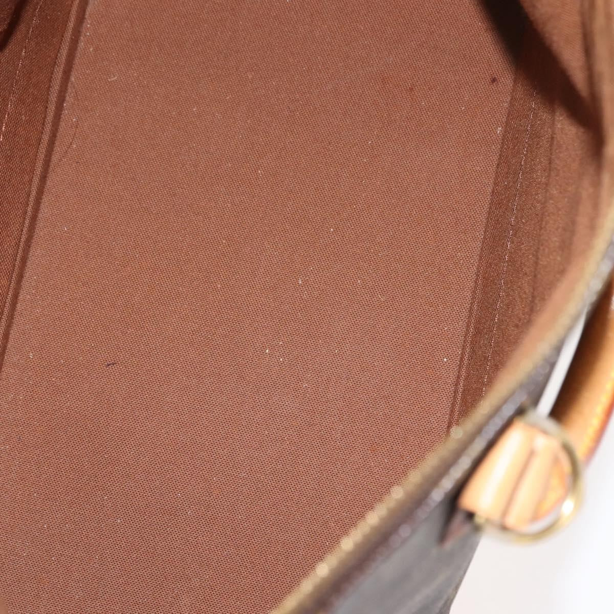 Louis Vuitton Alma Handbag Monogram Canvas Brown Canvas Handbag