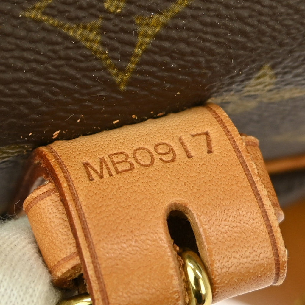 Louis Vuitton Saumur Handbag Monogram Canvas Brown Canvas Shoulder Bag