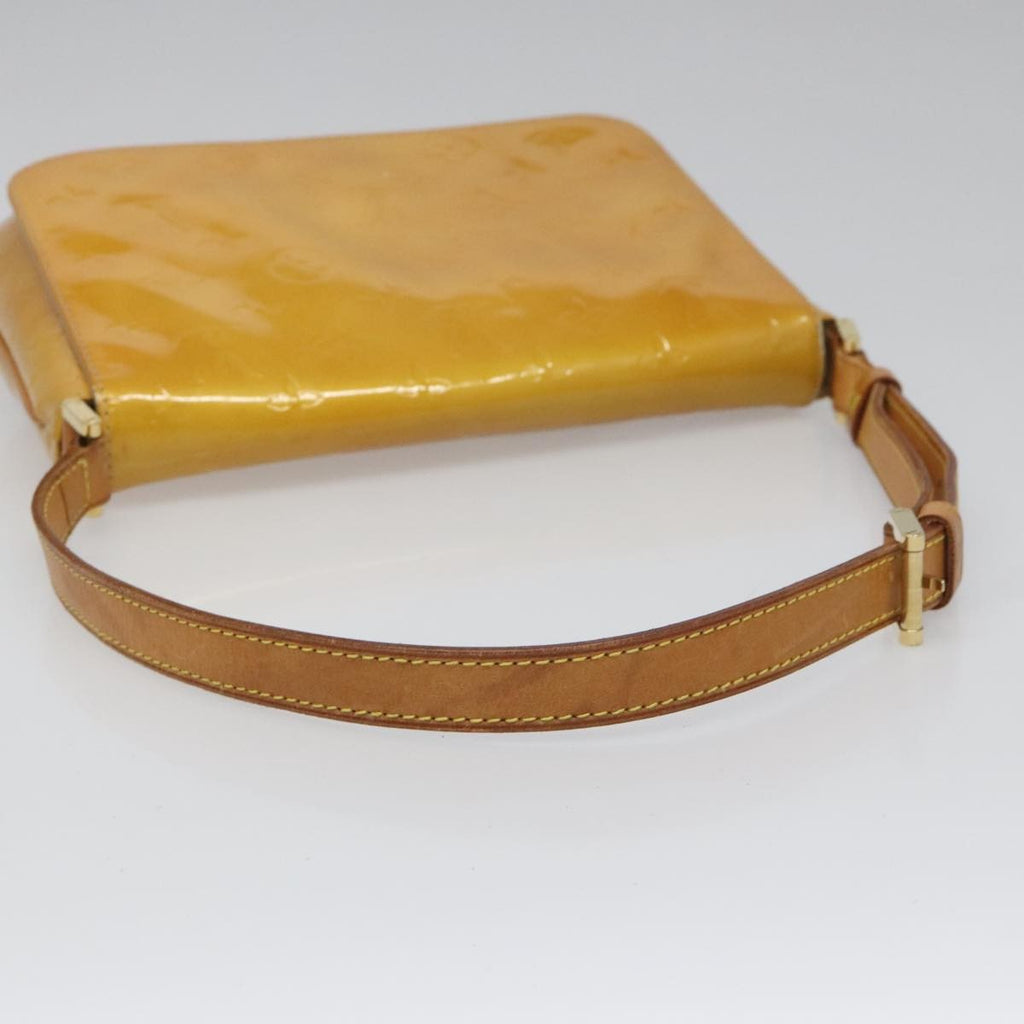 Louis Vuitton Thompson Street Handbag Monogram Vernis Beige Patent_Leather Bag