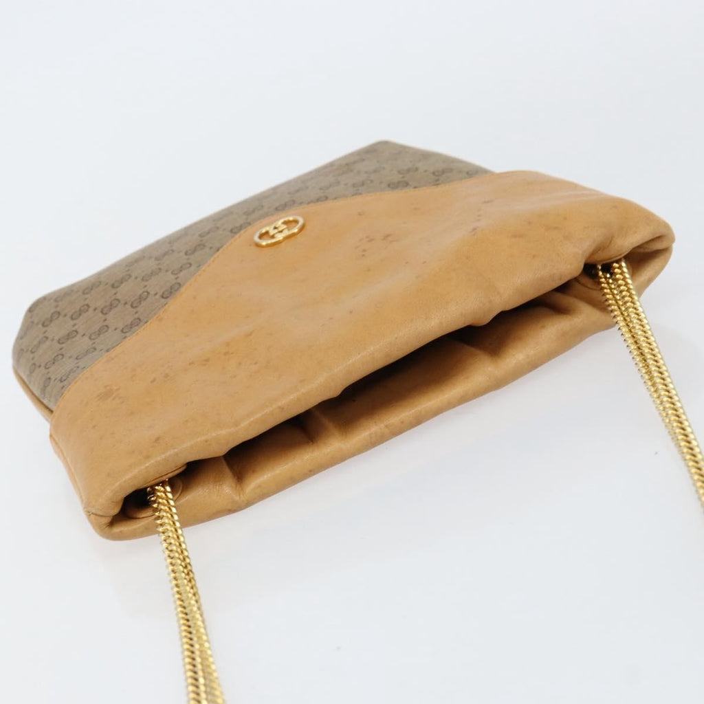 Gucci Micro Gg Supreme Shoulder Bag Gg Canvas Beige Pvc Shoulder Bag Bag (Pre-Owned)