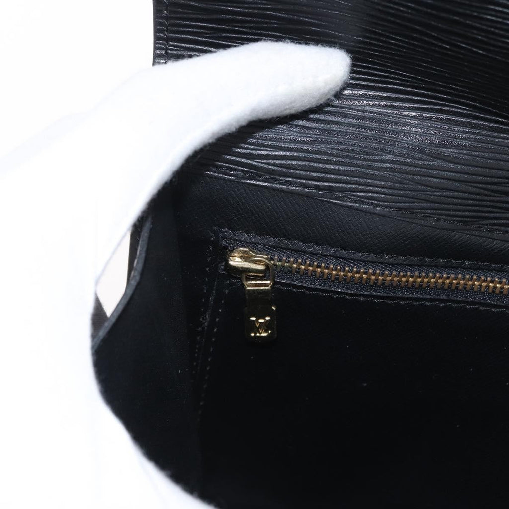 Louis Vuitton Vintage Montaigne Clutch Epi Leather Black Leather Clutche & Pouche Bag