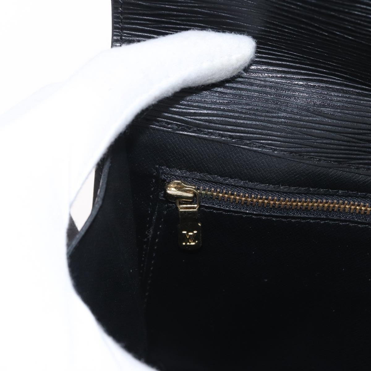 Louis Vuitton Vintage Montaigne Clutch Epi Leather Black Leather Clutche & Pouche Bag