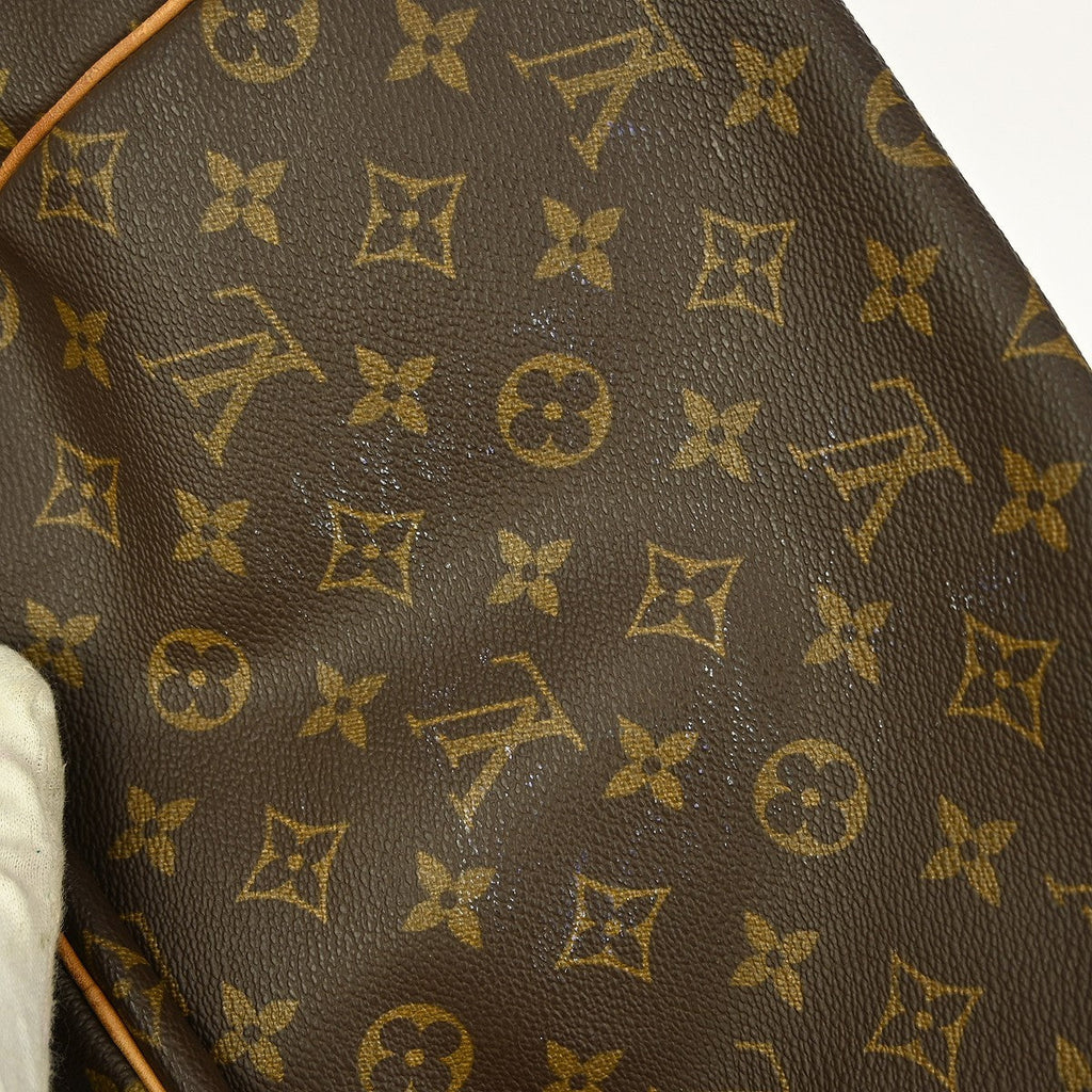 Louis Vuitton Keepall Bag Monogram Canvas Brown Canvas Travel Bag