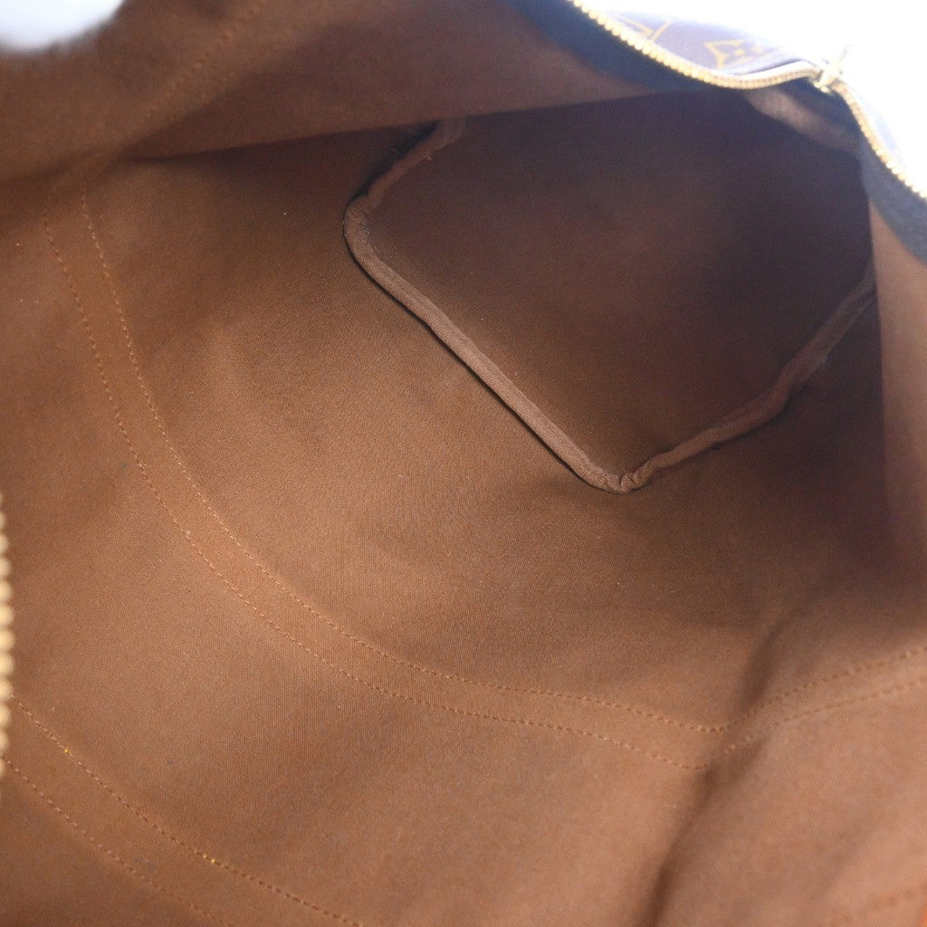 Louis Vuitton Keepall Bag Monogram Canvas Brown Canvas Travel Bag