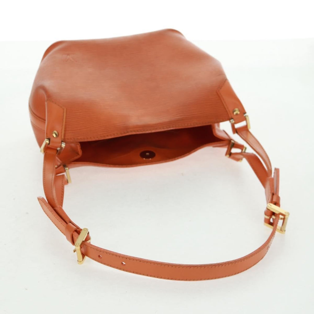 Louis Vuitton Mandara Handbag Epi Leather Orange Leather Shoulder Bag