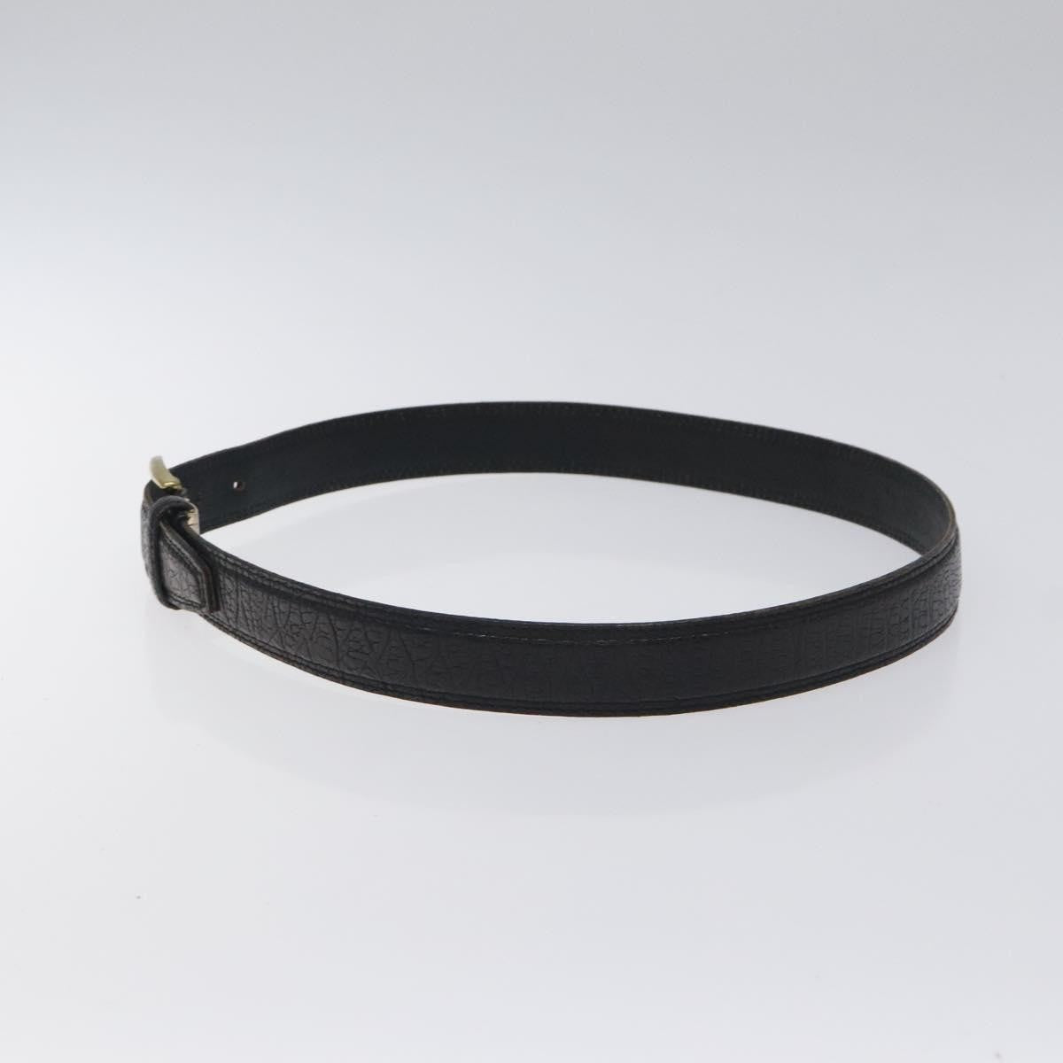 Christian Dior Vintage Oversized Belt Metal And Leather Black Leather Belts Accessory (Pre-Owned)