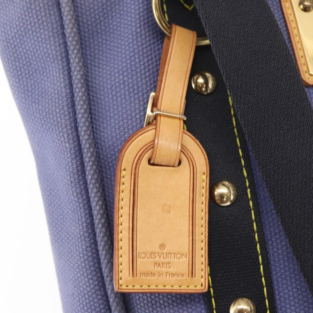 Louis Vuitton Antigua Tote Canvas Blue Canvas Tote Bag