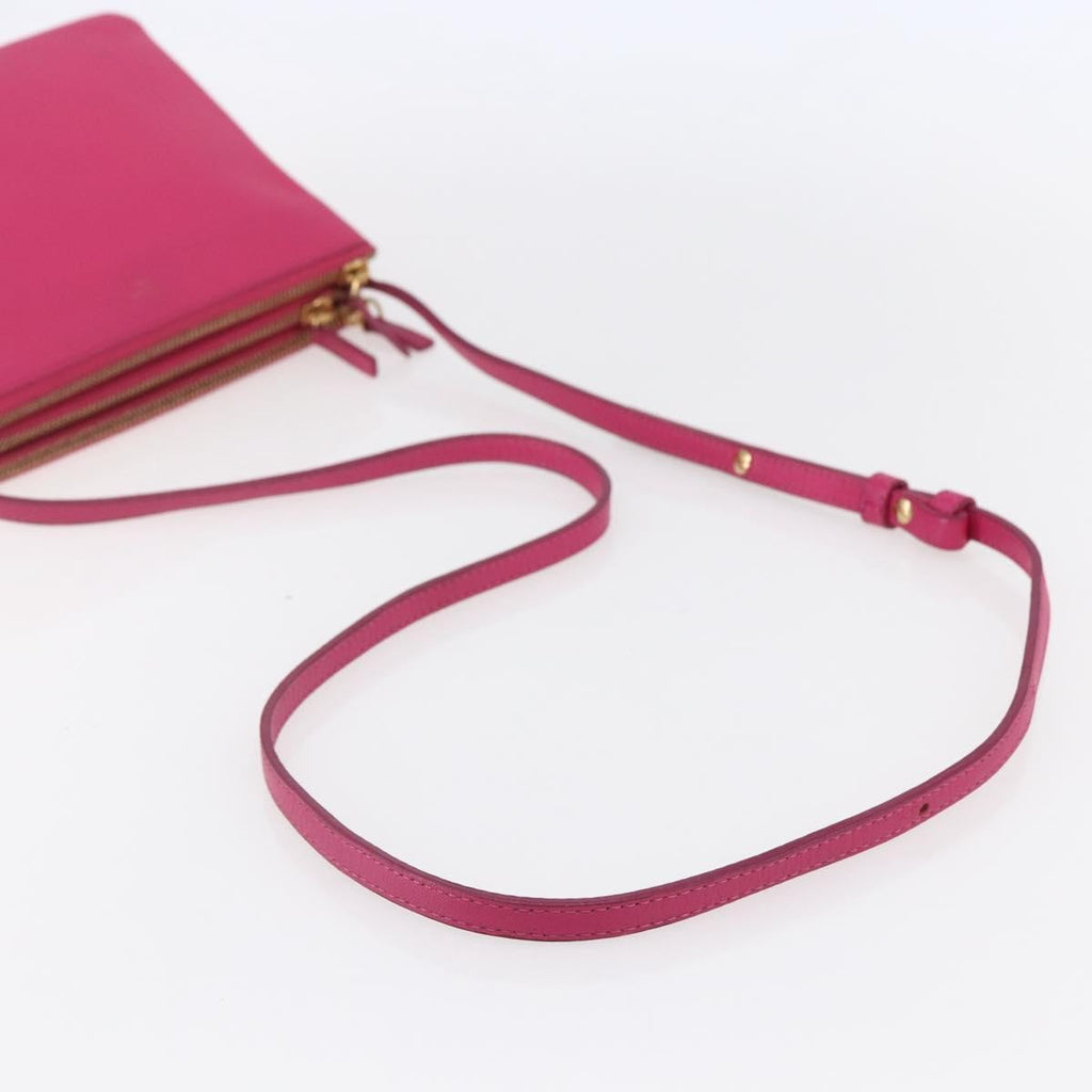 Celine Trio Crossbody Bag Leather Pink Leather Shoulder Bag Bag