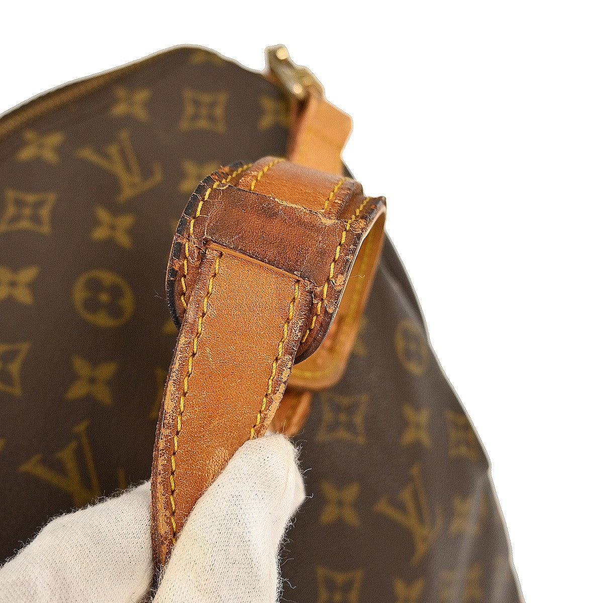 Louis Vuitton Keepall Bandouliere Bag Monogram Canvas Brown Canvas Travel Bag