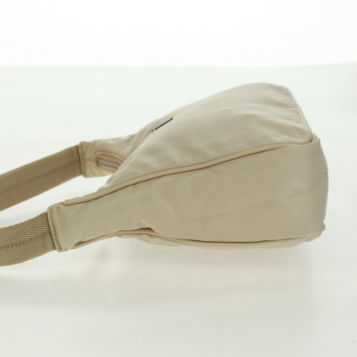 Prada Hobo Tessuto Beige Nylon Handbag