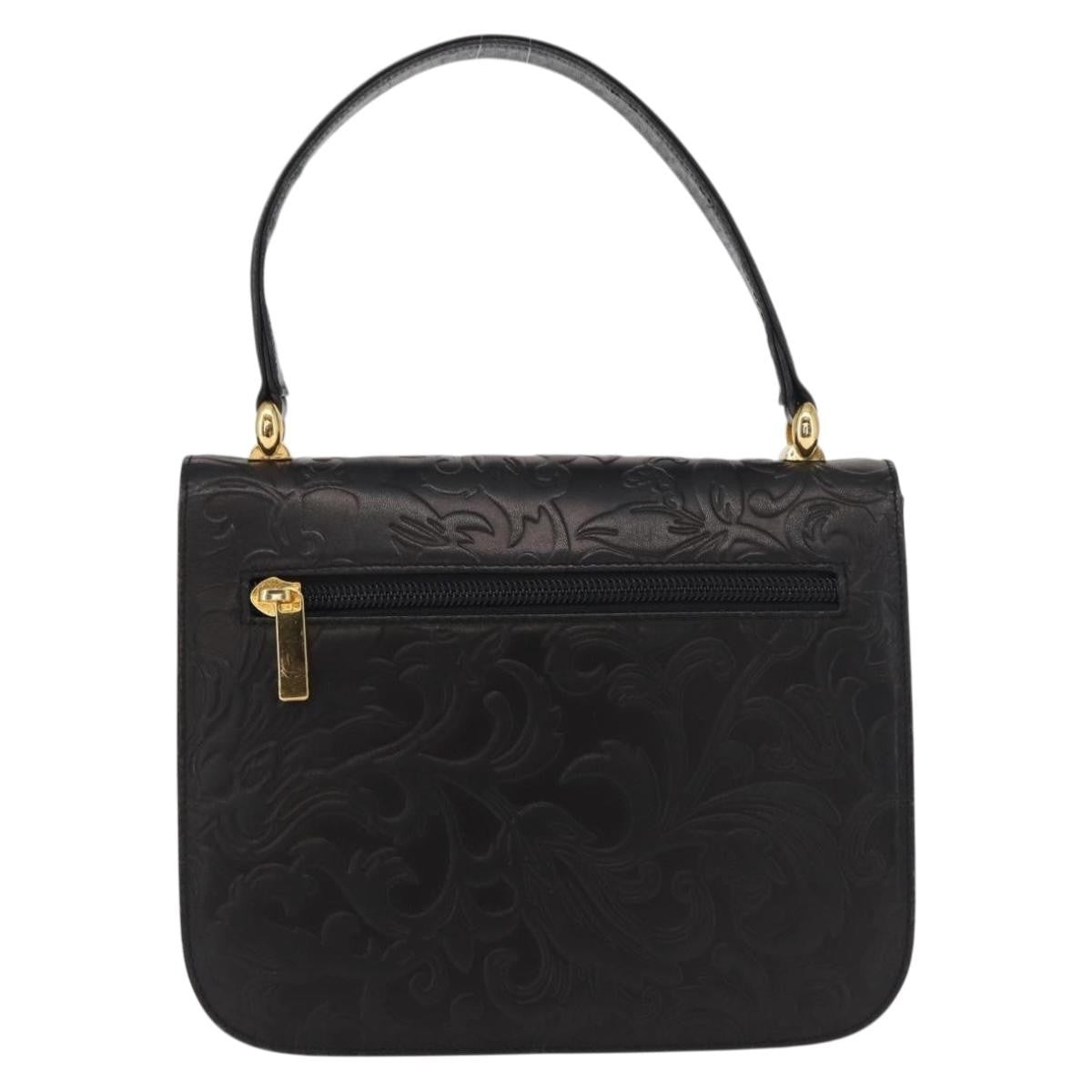 Balenciaga Vintage Handbag Leather Black Leather Hand
