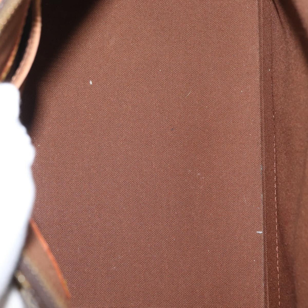 Louis Vuitton Alma Handbag Monogram Canvas Brown Canvas Handbag