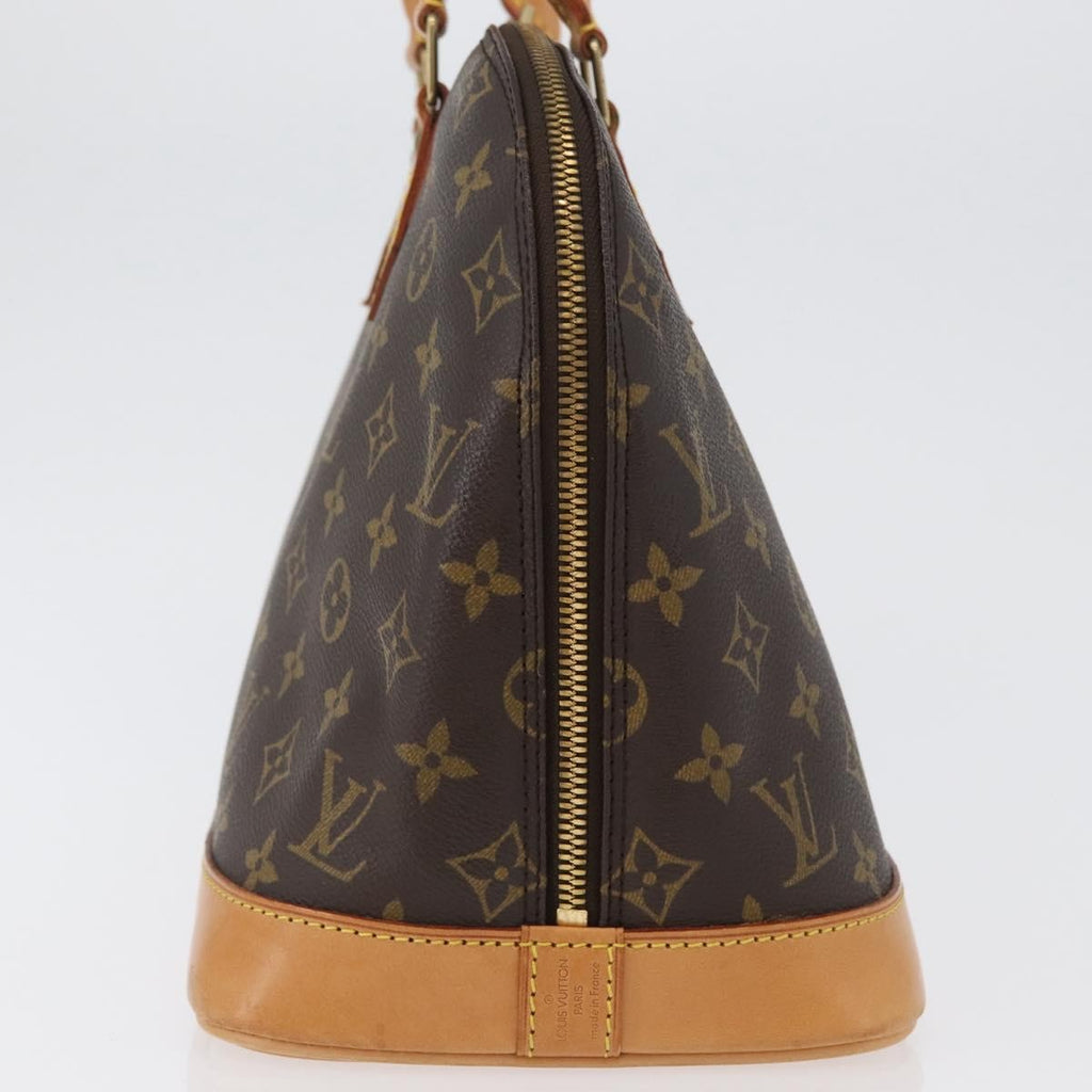Louis Vuitton Alma Handbag Monogram Canvas Brown Canvas Handbag