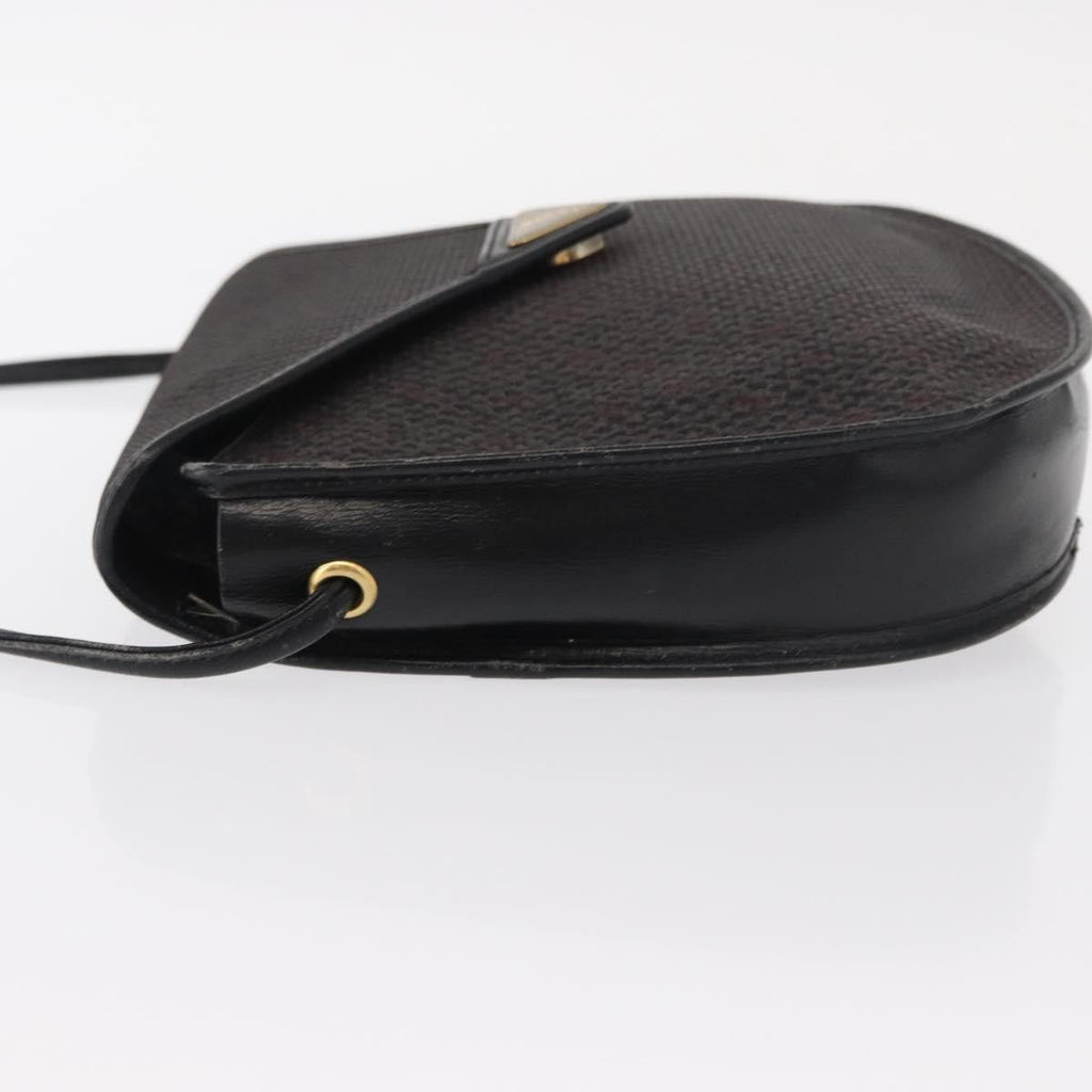Saint Laurent Vintage Shoulder Bag Canvas Black Canvas Shoulder Bag Bag (Pre-Owned)
