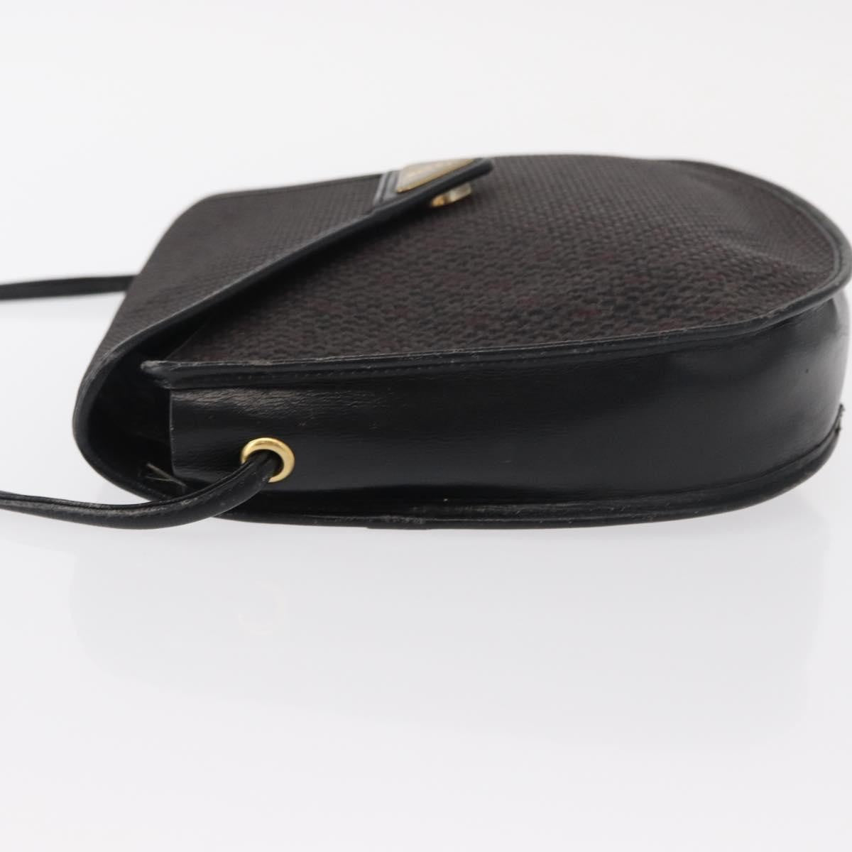 Saint Laurent Vintage Shoulder Bag Canvas Black Canvas Shoulder Bag Bag (Pre-Owned)