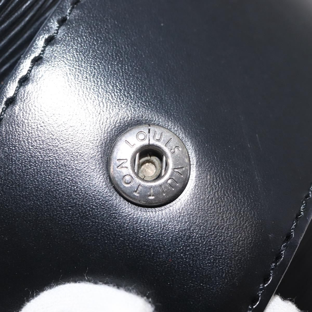 Louis Vuitton Vintage Sac D'epaule Handbag Epi Leather Black Leather Bag