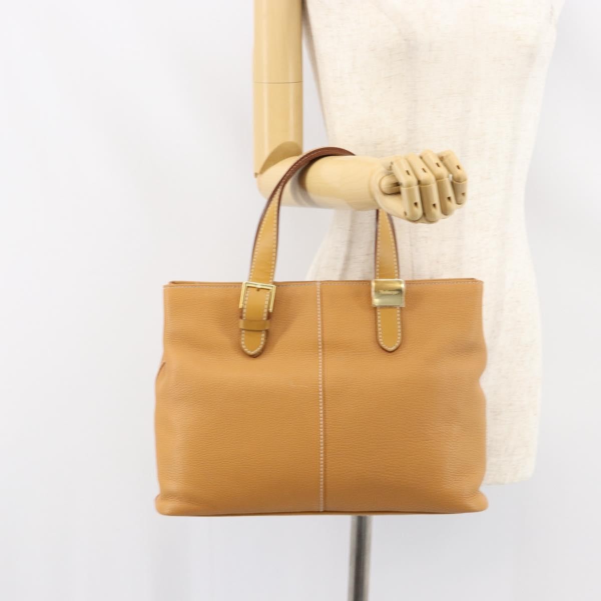 Burberry Vintage Tote Bag Leather Beige Leather Tote Bag