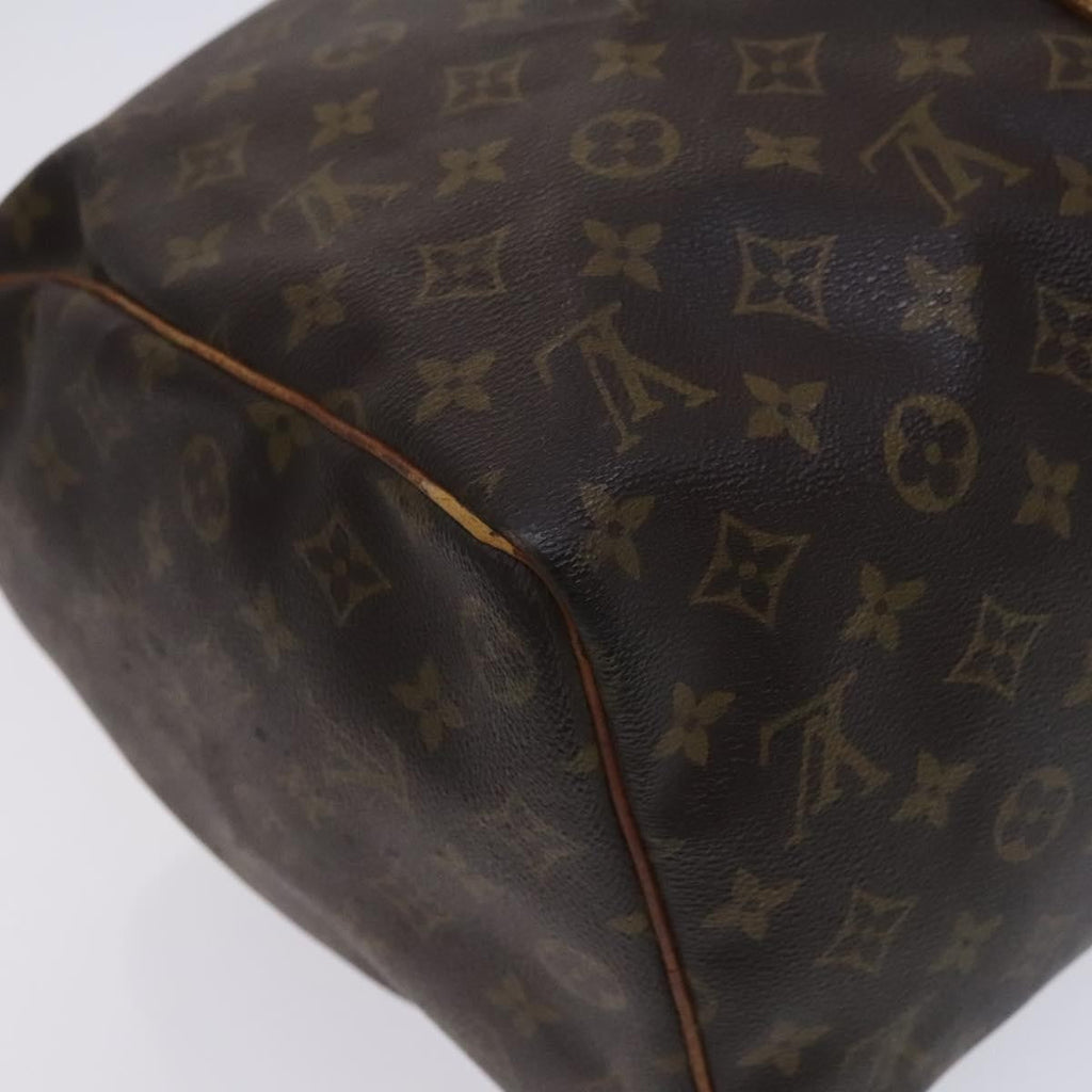 Louis Vuitton Keepall Bag Monogram Canvas Brown Canvas Travel Bag