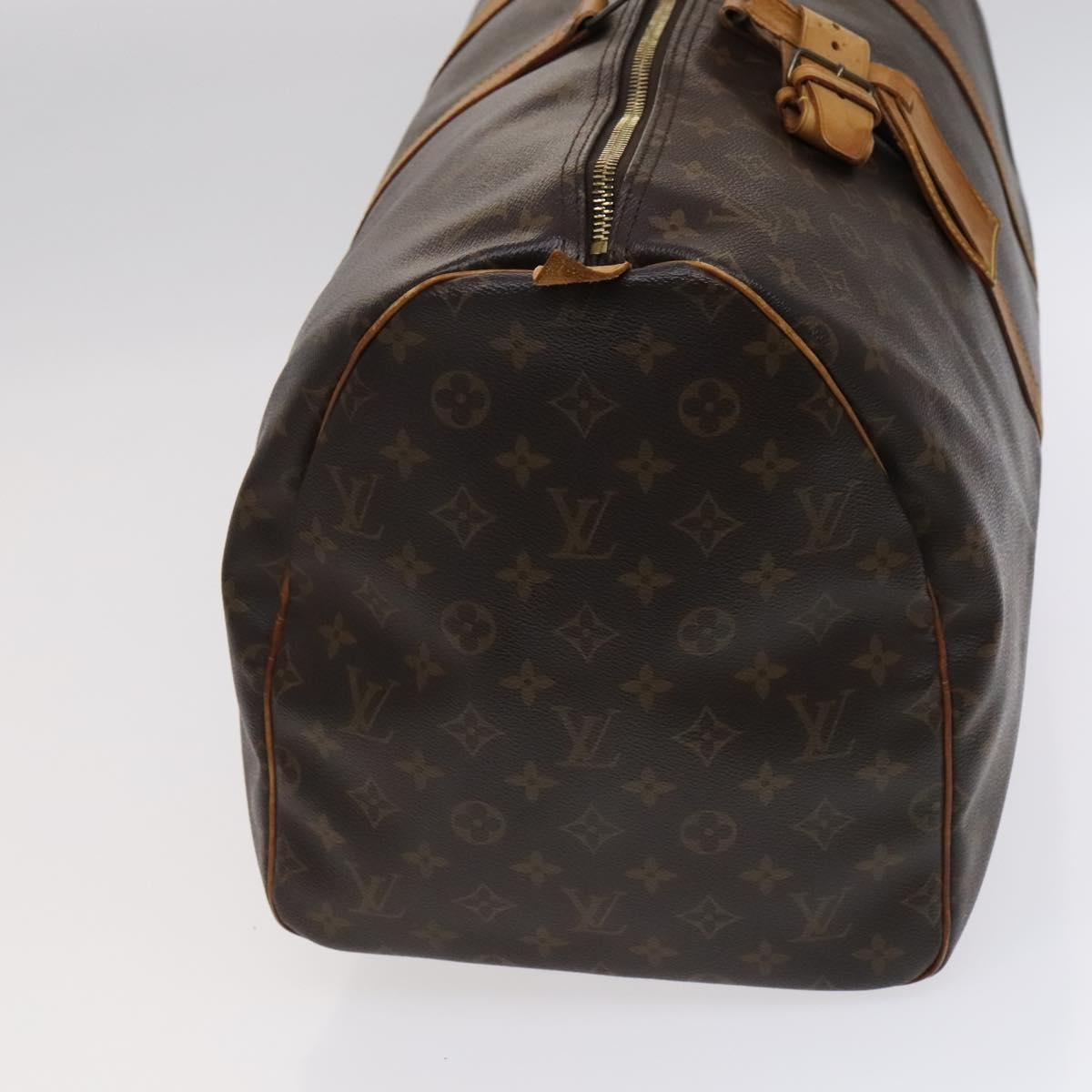 Louis Vuitton Keepall Bag Monogram Canvas Brown Canvas Travel Bag