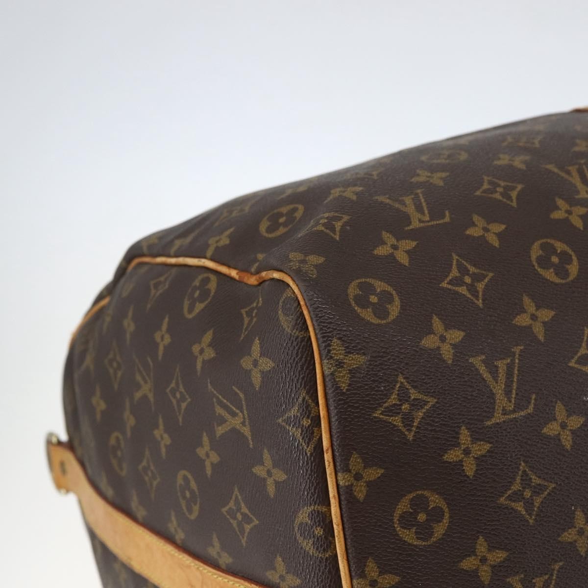 Louis Vuitton Keepall Bag Monogram Canvas Brown Canvas Travel Bag