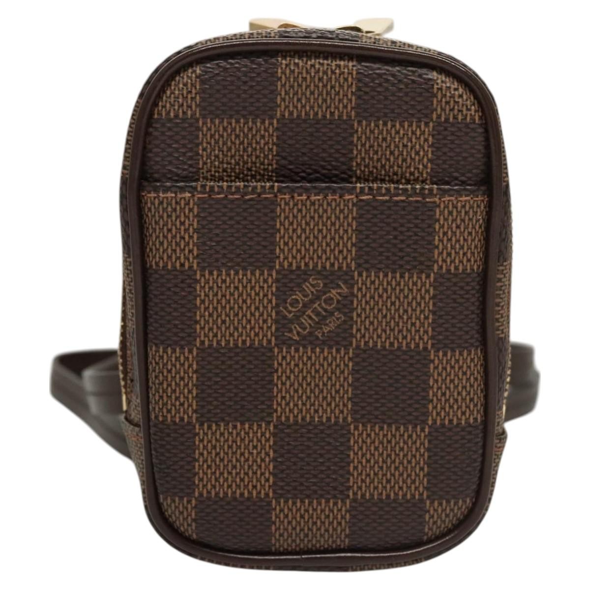 Louis Vuitton Etui Okapi Camera Case Damier Brown Canvas Bag