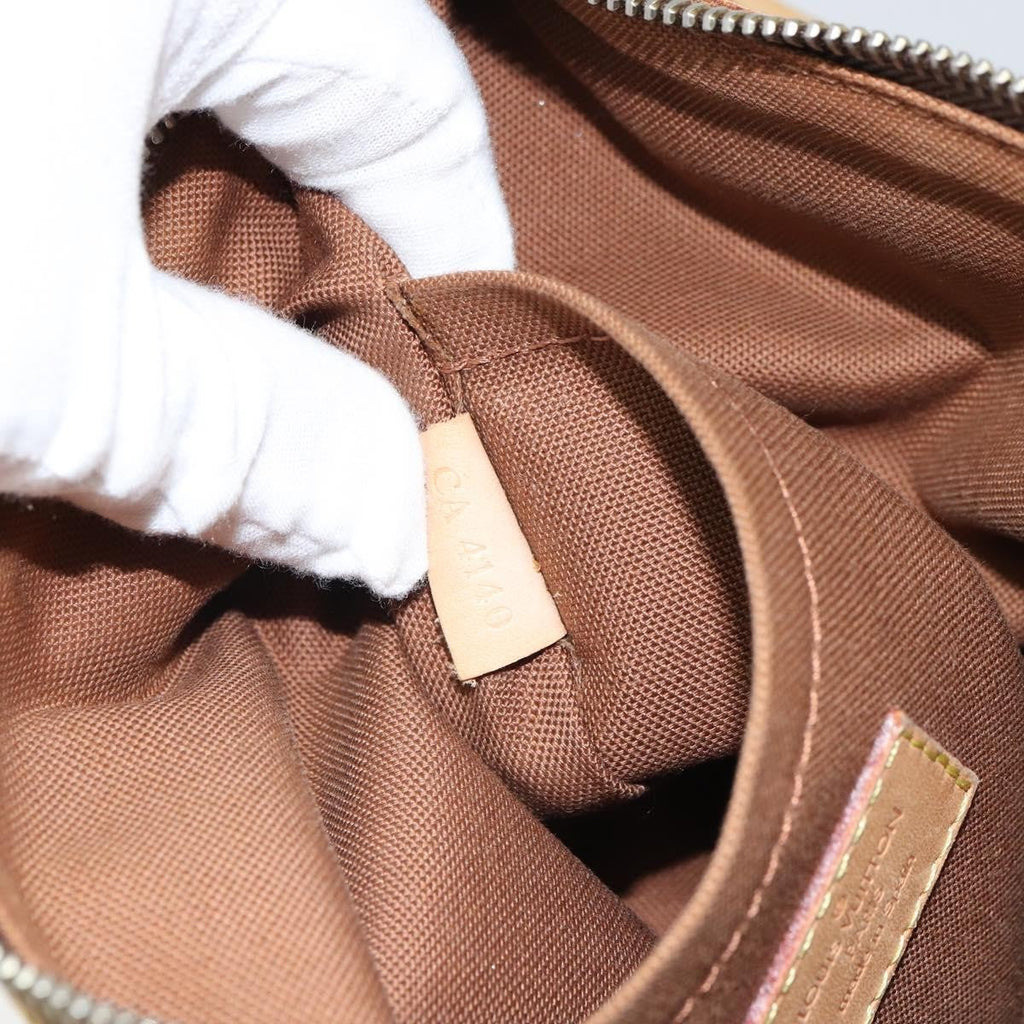 Louis Vuitton Odeon Handbag Monogram Canvas Brown Canvas Shoulder Bag