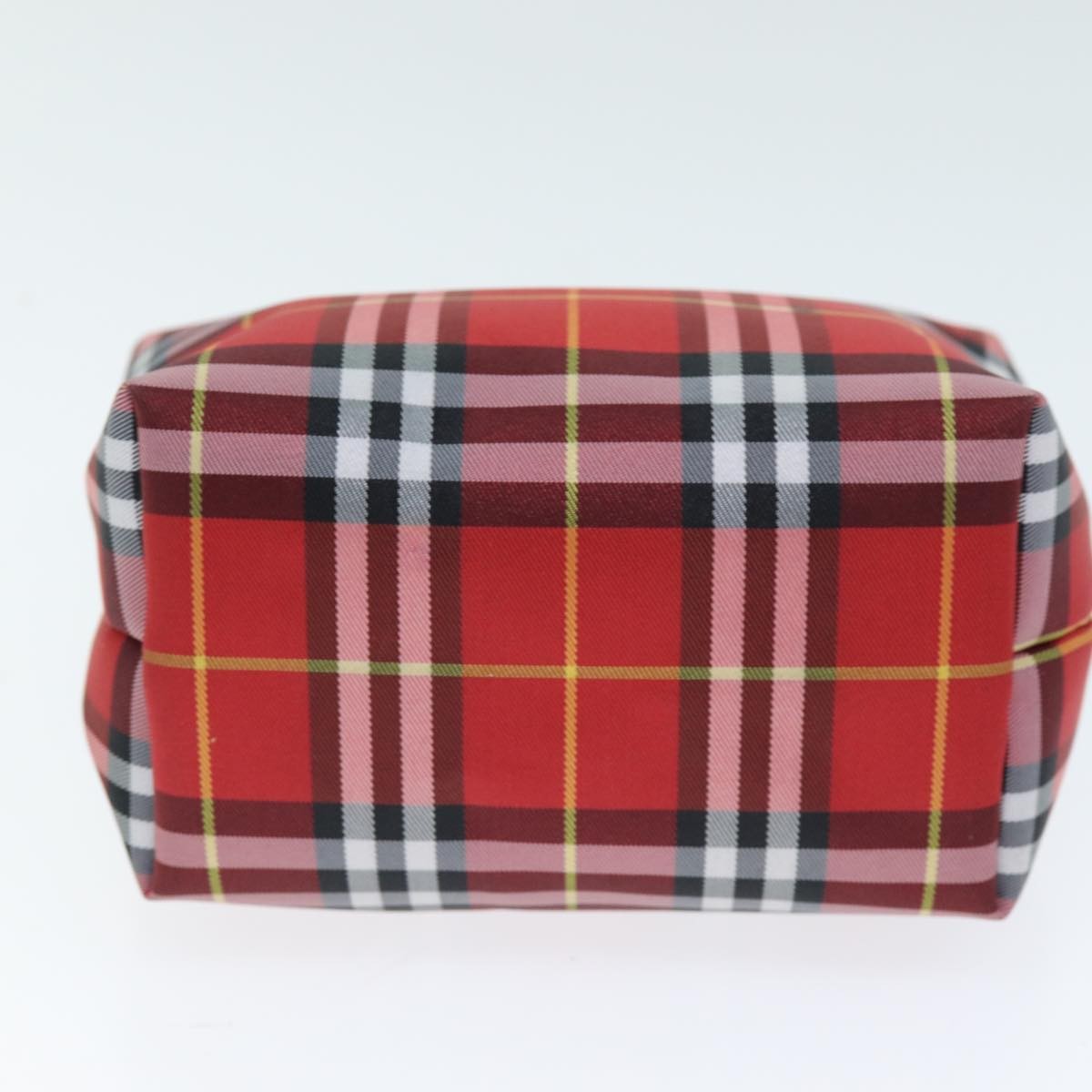 Burberry Nova Check Pochette Nylon Red Nylon Clutche & Pouche Bag