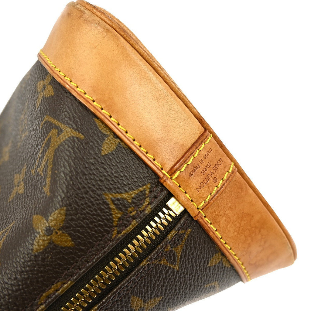 Louis Vuitton Alma Handbag Monogram Canvas Brown Canvas Handbag
