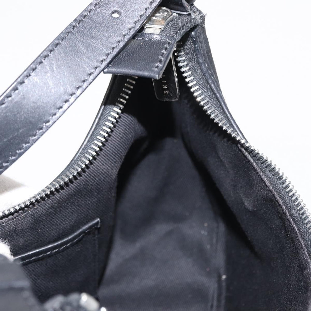 Celine Ava Bag Macadam Canvas Black Canvas Handbag