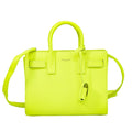 Saint Laurent Sac De Jour Nm Bag Leather Yellow Leather Handbag (Pre-Owned)