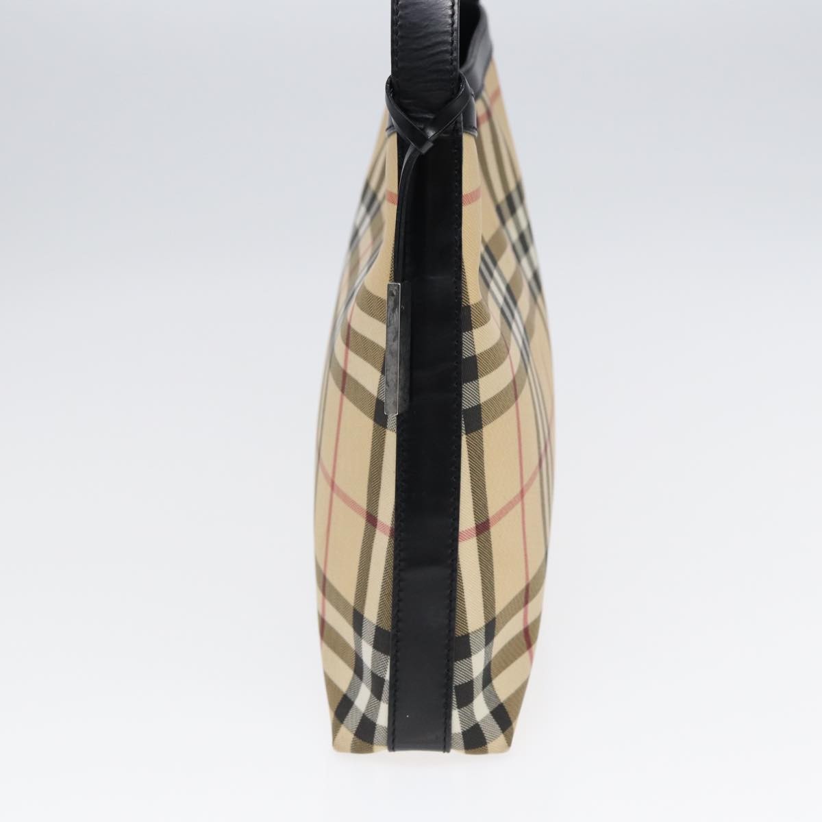 Burberry Nova Check Shoulder Bag Canvas And Leather Beige Canvas Shoulder Bag
