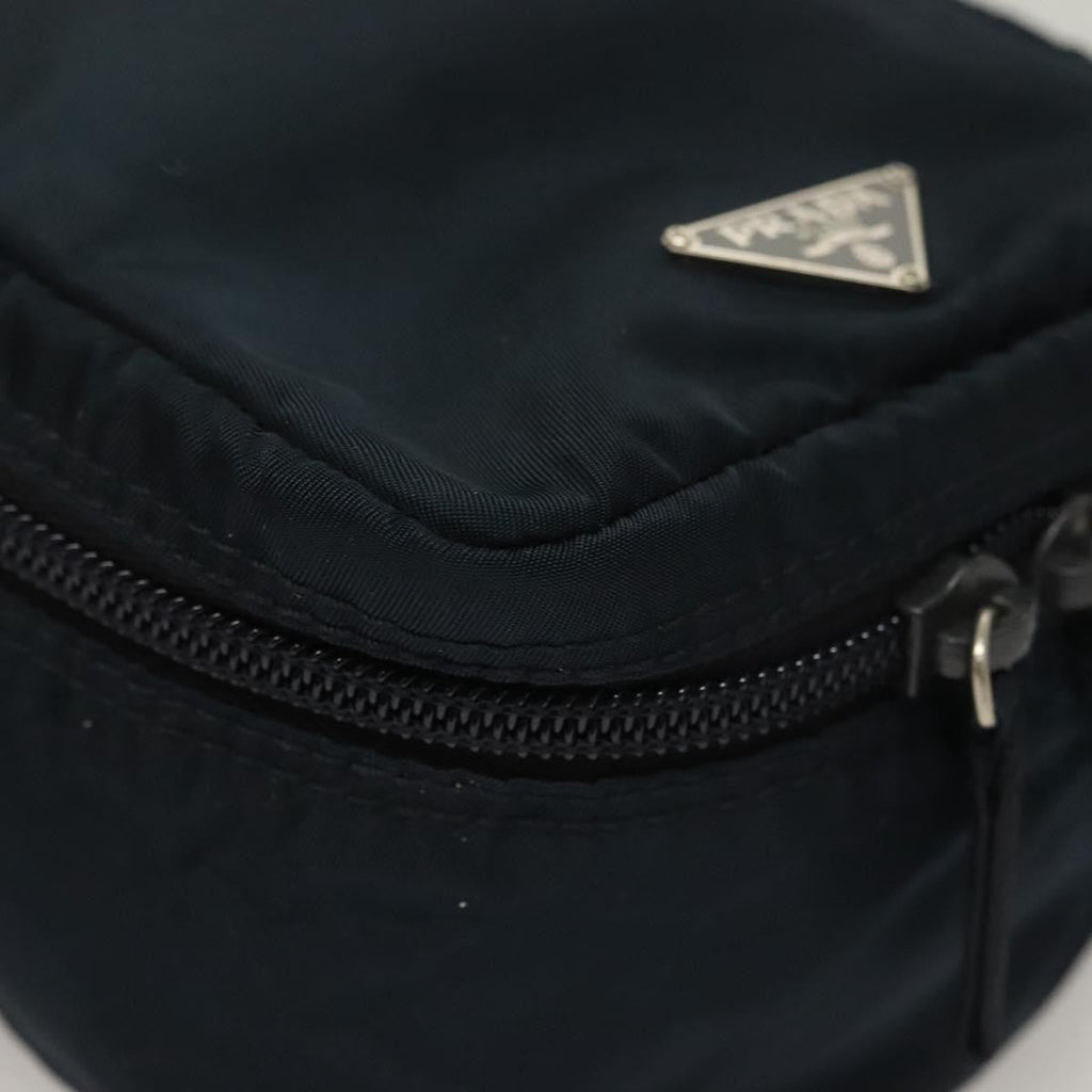 Prada Zip Around Toiletry Bag Tessuto Navy Nylon Clutche & Pouche Bag