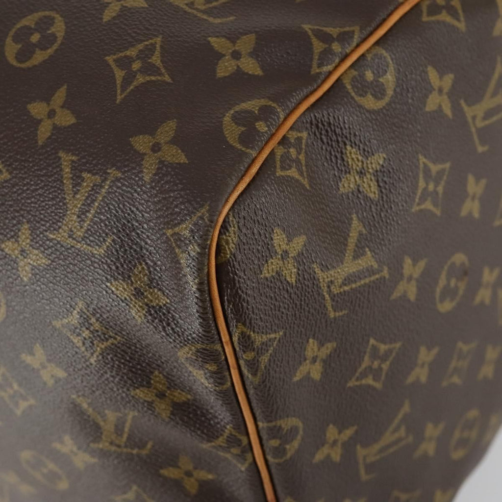 Louis Vuitton Keepall Bag Monogram Canvas Brown Canvas Travel Bag