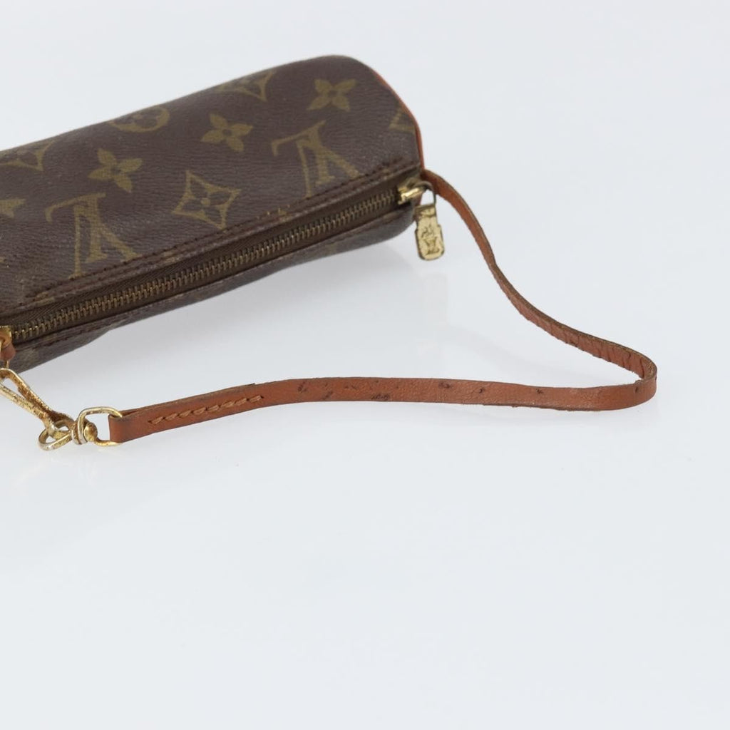 Louis Vuitton Papillon Pochette Monogram Canvas Brown Canvas Clutche & Pouche Bag