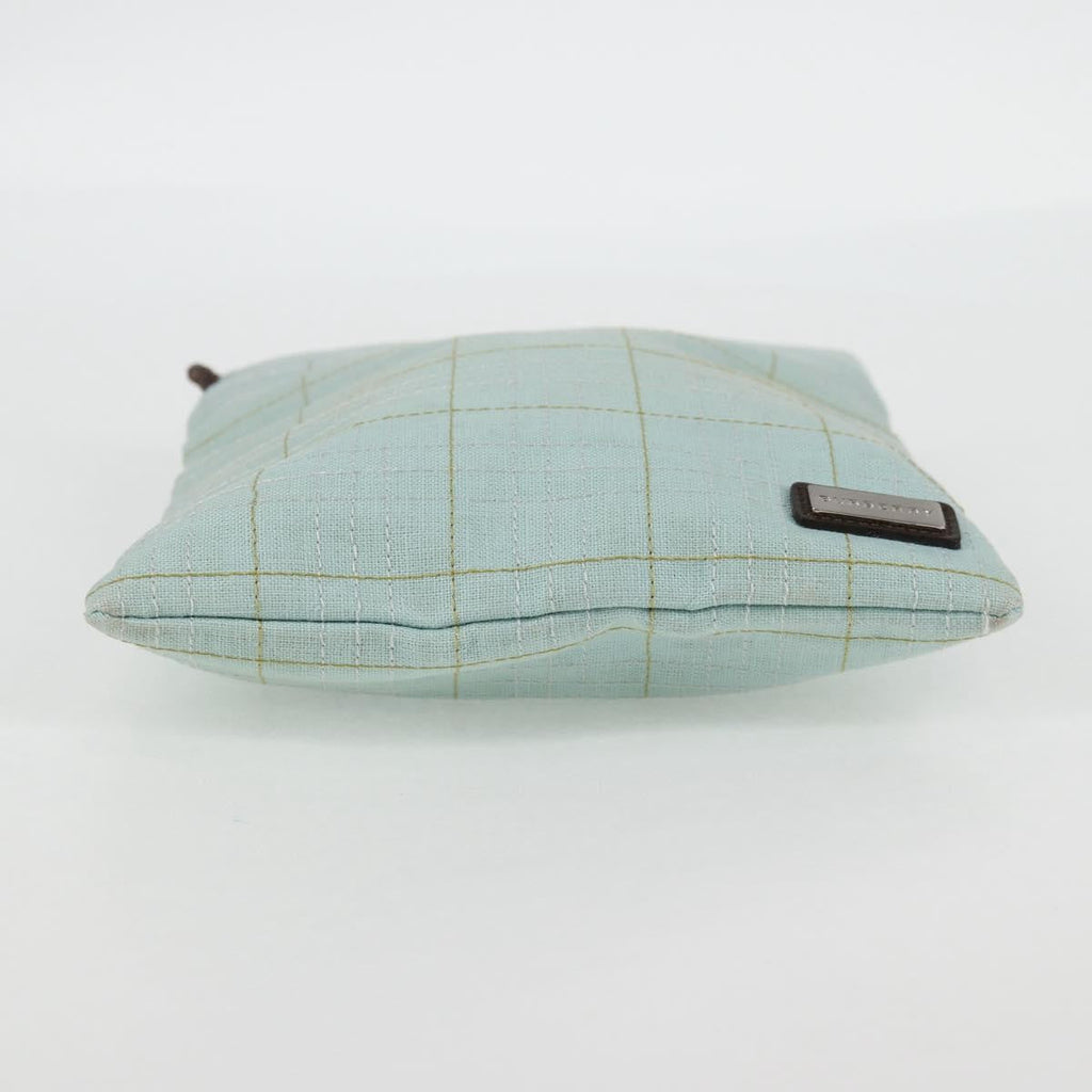 Burberry Vintage Shoulder Bag Canvas Blue Canvas Shoulder Bag